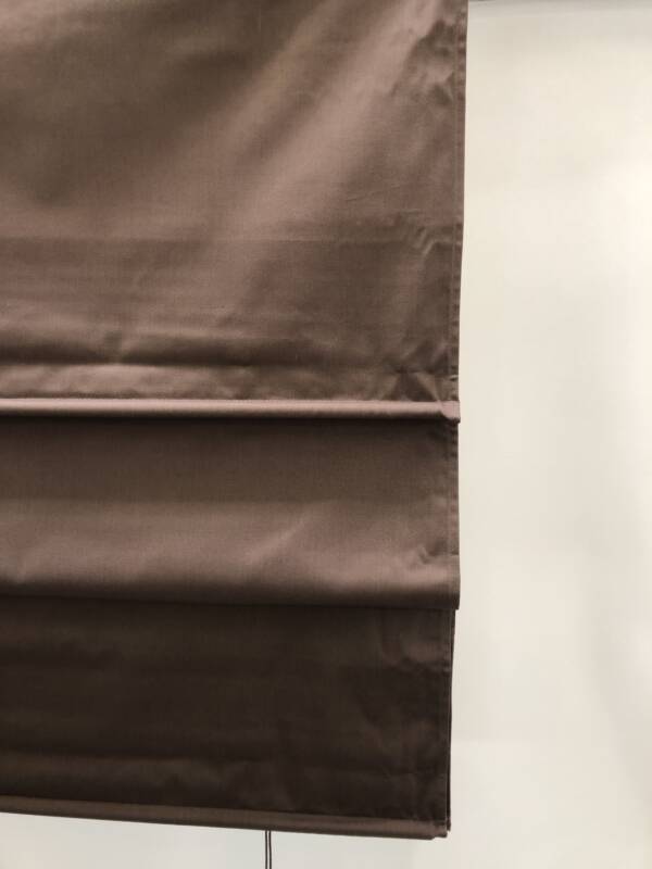 Roleta rzymska ciemny brąz 60x180 cm